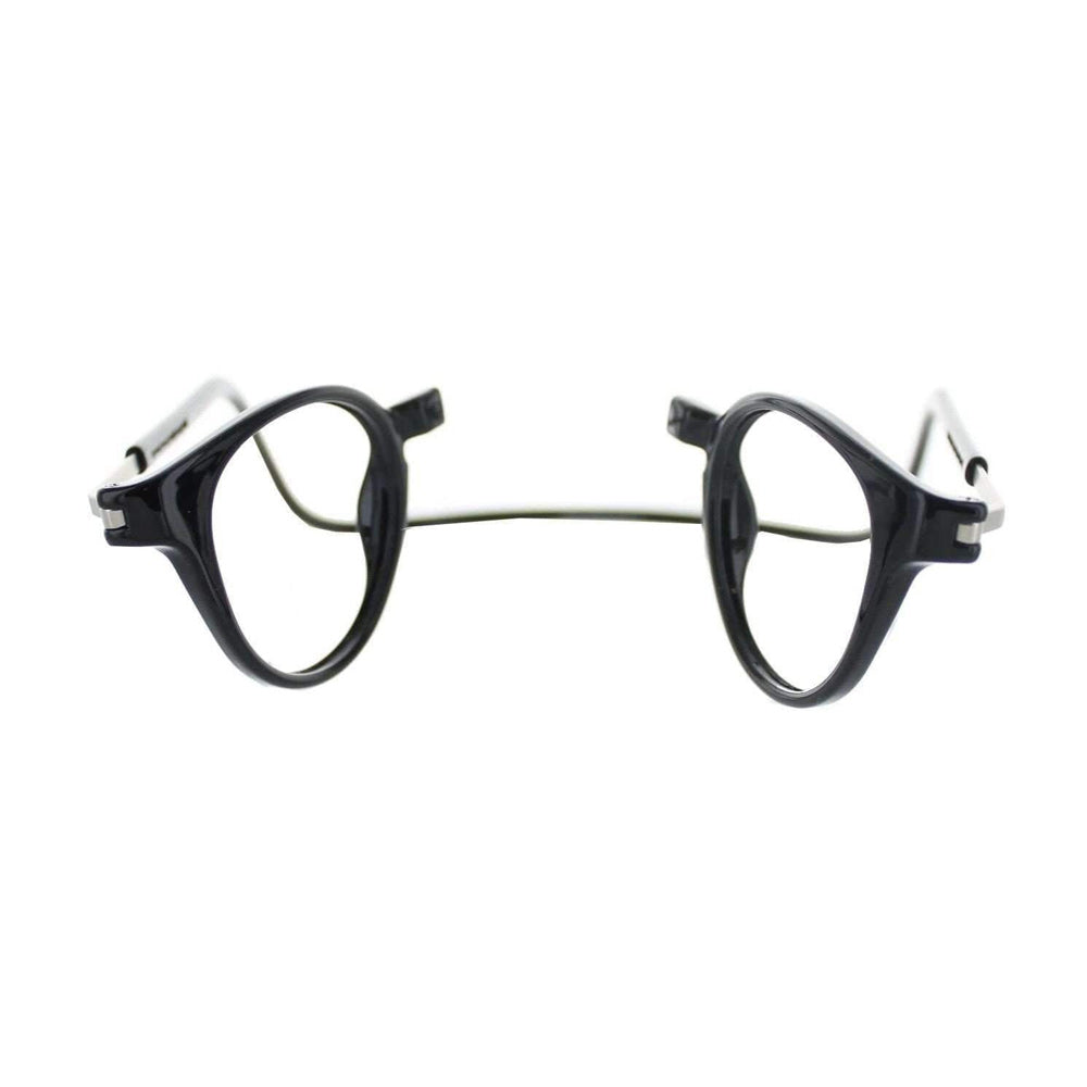 Lunettes de lecture aimantées Clic Pantos Noir vues de face