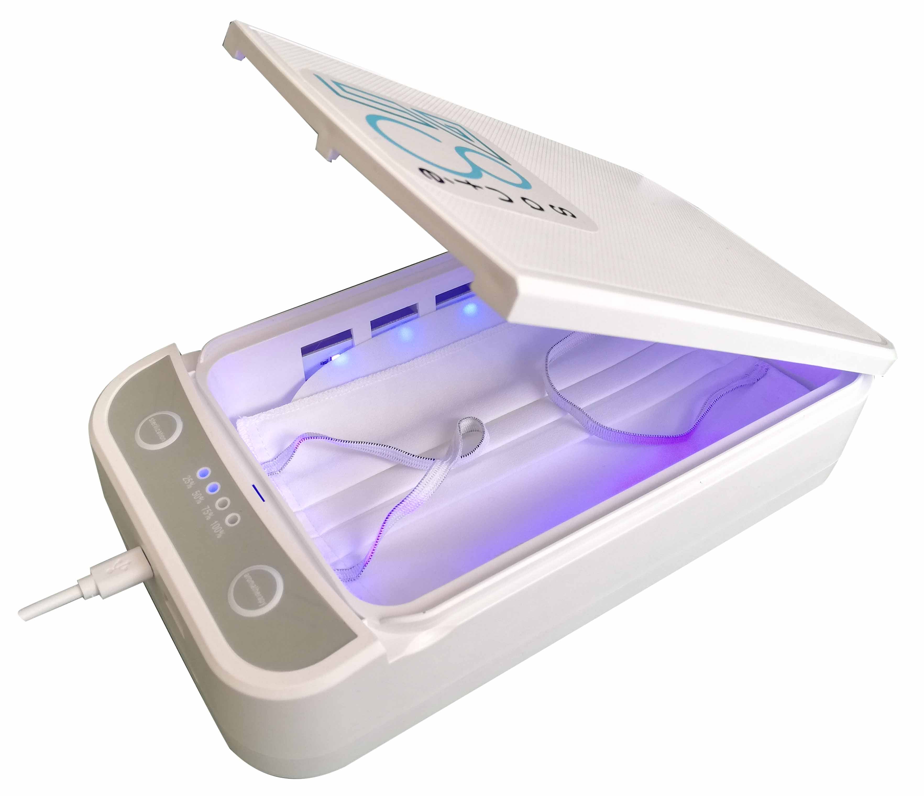 Stérilisateur UV 3 En 1 Pour Téléphone Portable, Boîte De Stérilisation  Avec 2 Lampes UVC, Stérilisateur Portable Pour Smartphone, Montre