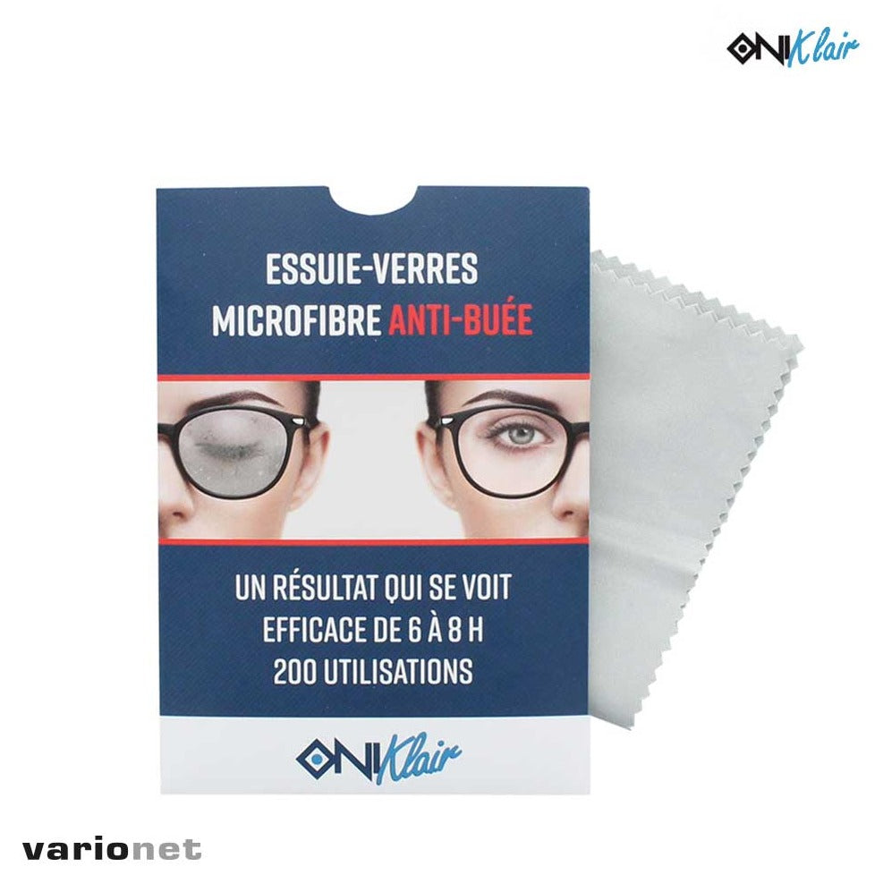 Lingette anti buee lunette, efficace nettoyant lunettes -50