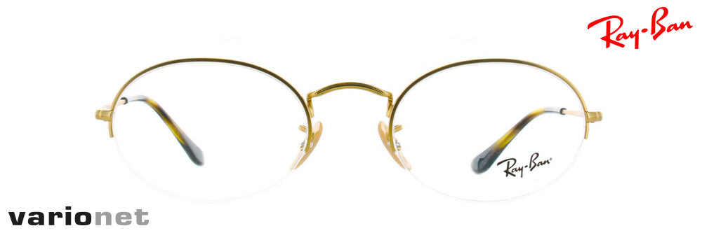 Ray Ban RB6547 semi rimless oval gauze glasses rayban computer glasses Varionet