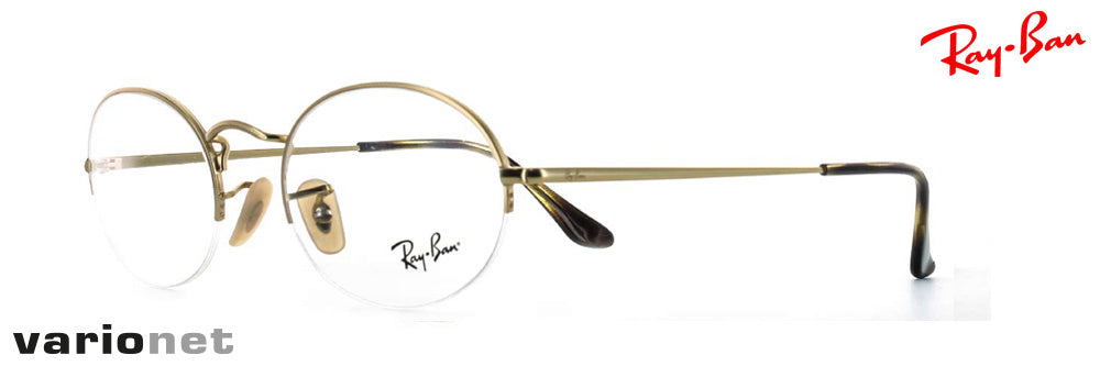 レイバン　RB6547 Ray-Ban RB6547 semi-rimless oval gauze glasses rayban computer